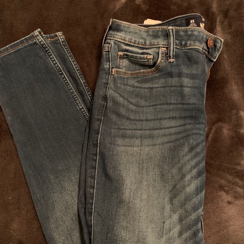 hollister high rise skinny jeans